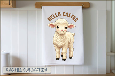 Easter Kitchen Towel Sublimation Sublimation Shetara Begum 