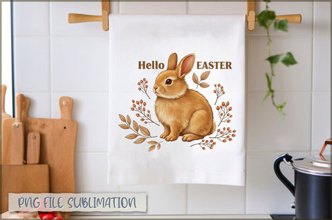 Easter Kitchen Towel Sublimation Sublimation Shetara Begum 