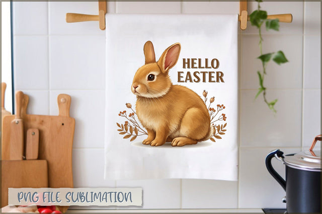 Easter Kitchen Towel Sublimation Sublimation Shetara Begum 
