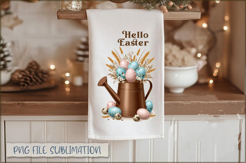 Easter Kitchen Towel Sublimation Sublimation Shetara Begum 