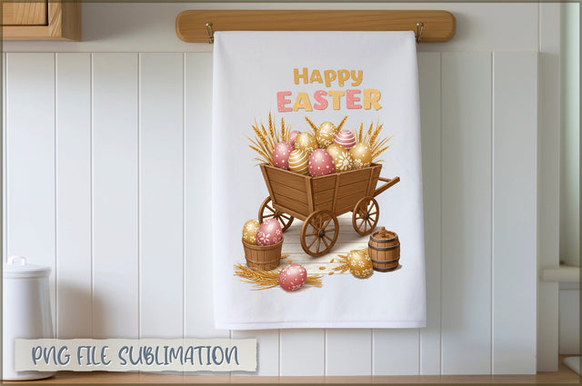 Easter Kitchen Towel Sublimation Sublimation Shetara Begum 