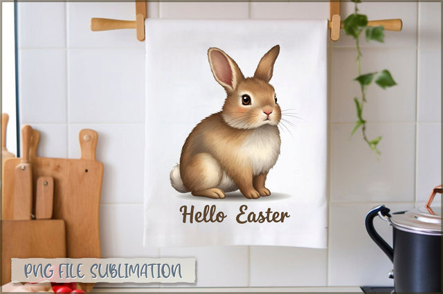 Easter Kitchen Towel Sublimation Sublimation Shetara Begum 