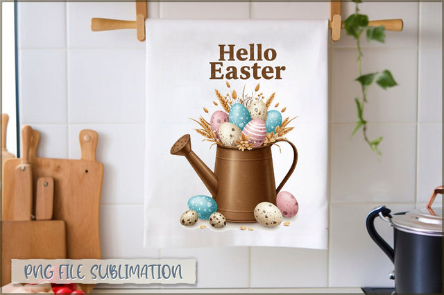 Easter Kitchen Towel Sublimation Sublimation Shetara Begum 