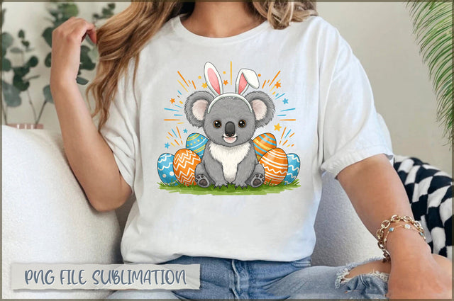 Easter Koala PNG Easter Day Sublimation Shetara Begum 