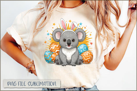 Easter Koala PNG Easter Day Sublimation Shetara Begum 