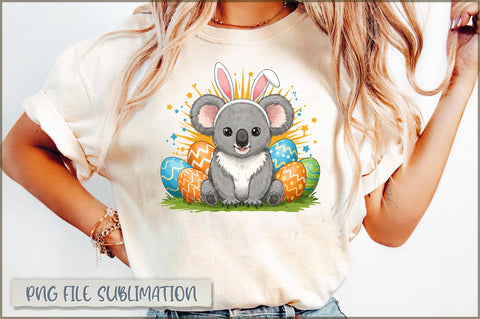 Easter Koala PNG Easter Day Sublimation Shetara Begum 