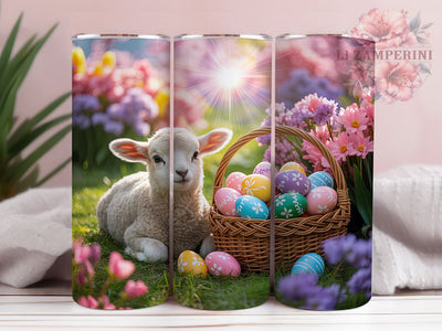 Easter Lamb Faith Cross Tumbler, Christian Cross Tumbler, Stylish 20oz Wrap, Sublimation Design, Trendy Gift Idea, Faith Cross Wrap, Inspirational Easter Tumbler Sublimation Li Zamperini 