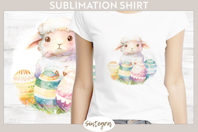 Easter Lamb v7 T-shirt Sublimation Sublimation Sintegra 