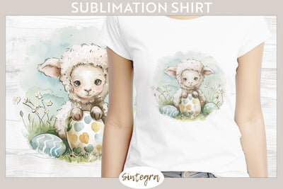 Easter Lamb v9 T-shirt Sublimation Sublimation Sintegra 