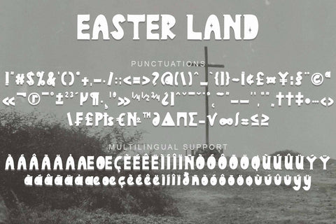 Easter Land Font Prasetya Letter 