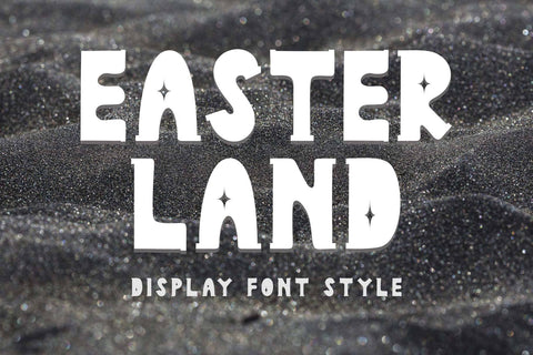 Easter Land Font Prasetya Letter 