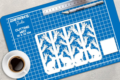 Easter Lantern Papercut 2 3D Paper zafrans studio 