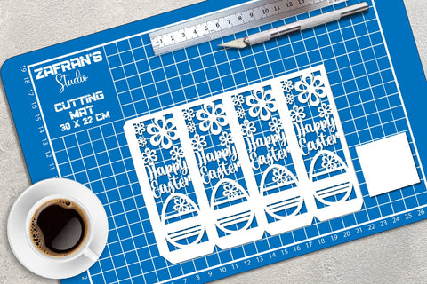 Easter Lantern Papercut 3D Paper zafrans studio 