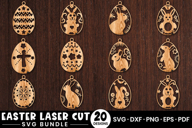 Easter Laser Cut SVG Bundle SVG CraftLabSVG 