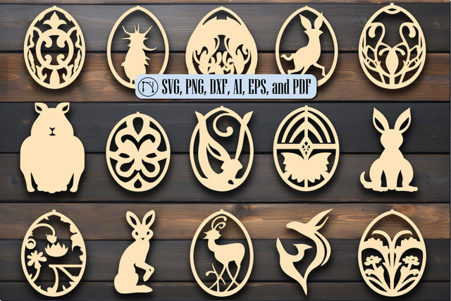 Easter Laser Cut SVG Bundle SVG MD JOYNAL ABDIN 