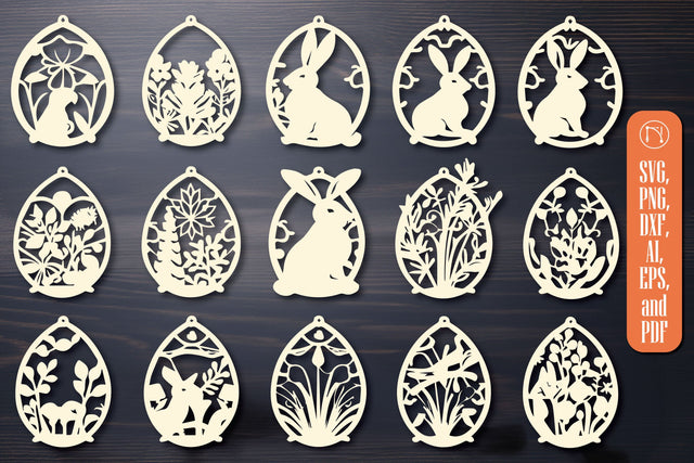 Easter Laser Cut SVG Bundle SVG MD JOYNAL ABDIN 