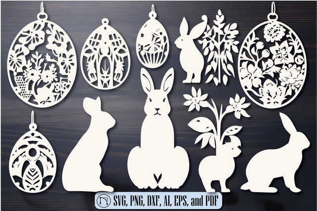 Easter Laser Cut SVG Bundle SVG MD JOYNAL ABDIN 