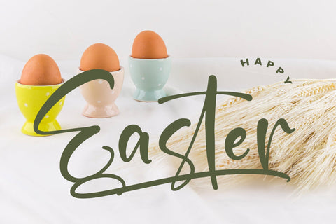 Easter Magician - Handwritten Script Font Letterena Studios 