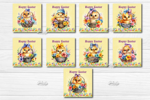 Easter magnet bundle Magnet sublimation bundle Easter fridge magnets Dishwasher magnet Square Magnet png Magnet bundle Sublimation Createya Design 