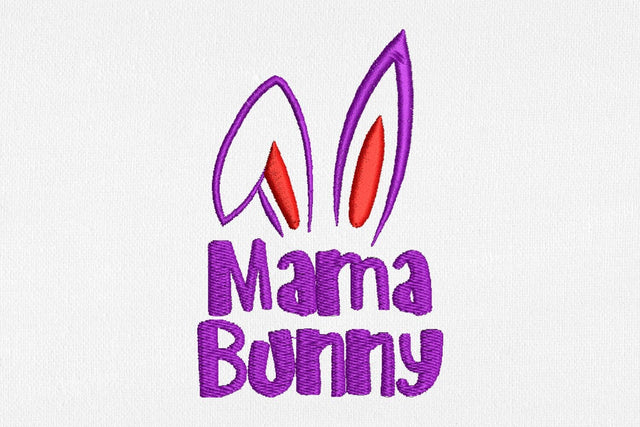 Easter Mama Bunny for Machine Embroidery Embroidery/Applique DESIGNS SvgOcean 