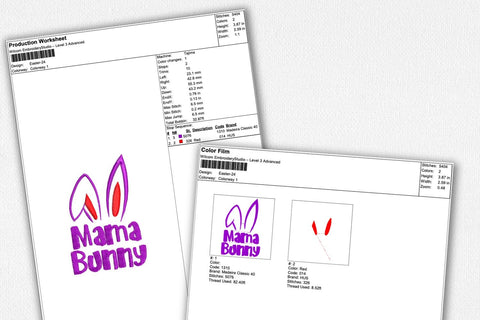 Easter Mama Bunny for Machine Embroidery Embroidery/Applique DESIGNS SvgOcean 