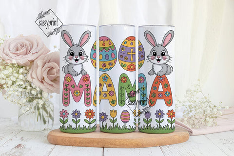 Easter Mama Tumbler Wrap PNG Sublimation sassyprint 