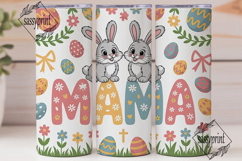 Easter Mama Tumbler Wrap PNG Sublimation sassyprint 