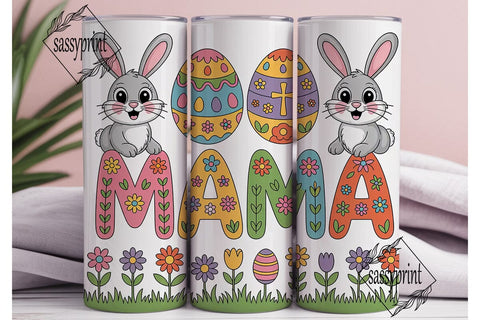 Easter Mama Tumbler Wrap PNG Sublimation sassyprint 