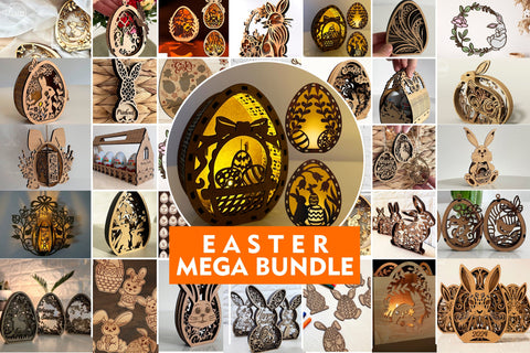 Easter MEGA Bundle SVG LaserCutano 