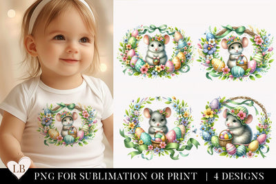 Easter Mice Sublimation Bundle Sublimation BijouBay 