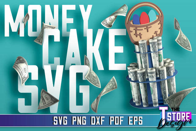 Easter Money Cake SVG | Money Holder SVG Design | Gift SVG Design SVG The T Store Design 