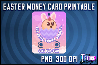 Easter Money Card PNG Design | Easter Money Holder | Happy Easter PNG Sublimation The T Store Design 