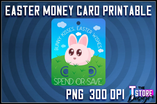 Easter Money Card PNG Design | Easter Money Holder | Happy Easter PNG Sublimation The T Store Design 