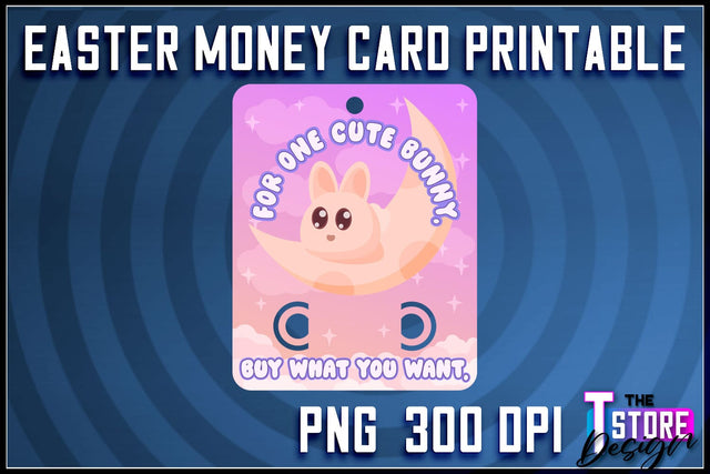 Easter Money Card PNG Design | Easter Money Holder | Happy Easter PNG Sublimation The T Store Design 