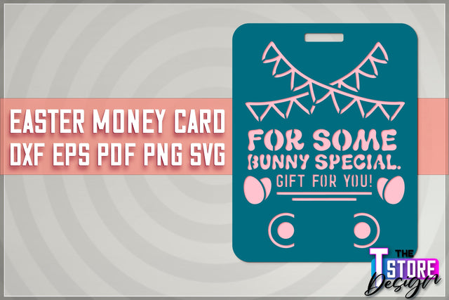 Easter Money Card SVG | Easter Money Holder | Happy Easter Design SVG The T Store Design 