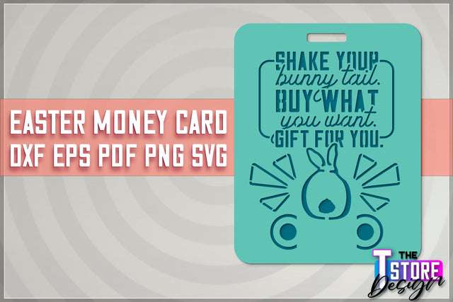 Easter Money Card SVG | Easter Money Holder | Happy Easter Design SVG The T Store Design 