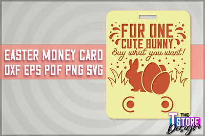 Easter Money Card SVG | Easter Money Holder | Happy Easter Design SVG The T Store Design 