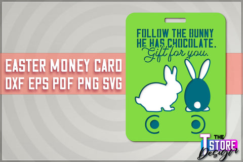 Easter Money Card SVG | Easter Money Holder | Happy Easter Design SVG The T Store Design 