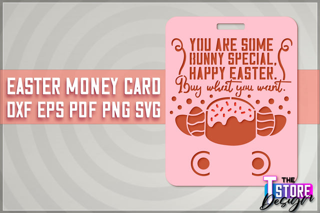 Easter Money Card SVG | Easter Money Holder | Happy Easter Design SVG The T Store Design 