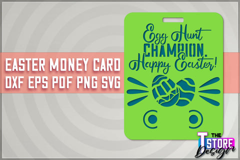 Easter Money Card SVG | Easter Money Holder | Happy Easter Design SVG The T Store Design 