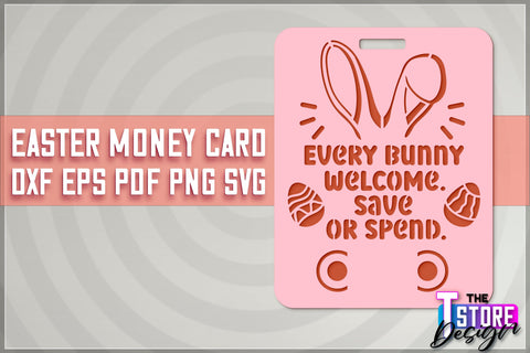 Easter Money Card SVG | Easter Money Holder | Happy Easter Design SVG The T Store Design 