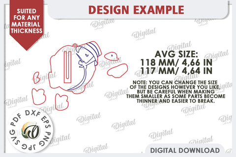 Easter Money Holder Laser Cut. Easter Gift SVG SVG Evgenyia Guschina 