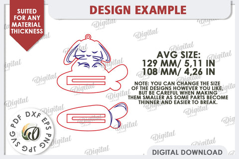 Easter Money Holder Laser Cut. Easter Gift SVG SVG Evgenyia Guschina 