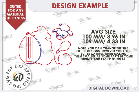 Easter Money Holder Laser Cut. Easter Gift SVG SVG Evgenyia Guschina 