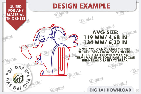 Easter Money Holder Laser Cut. Easter Gift SVG SVG Evgenyia Guschina 