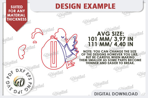 Easter Money Holder Laser Cut. Easter Gift SVG SVG Evgenyia Guschina 