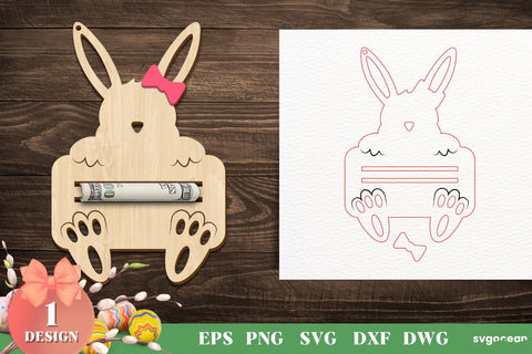 Easter Money Holder Laser Cut SVG SvgOcean 