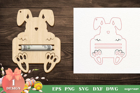 Easter Money Holder Laser Cut SVG SvgOcean 