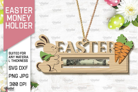 Easter Money Holder SVG Bundle. Money Holder Laser Cut SVG Evgenyia Guschina 