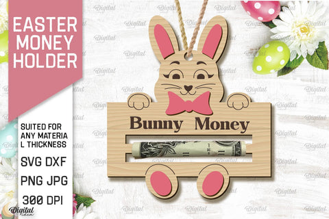 Easter Money Holder SVG Bundle. Money Holder Laser Cut SVG Evgenyia Guschina 